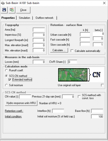 Datei:Einzugsgebietsfenster Berechnungsweise SCS CN Methode erweitert EN.png